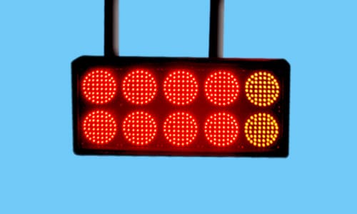 Karting starting lights S sizes