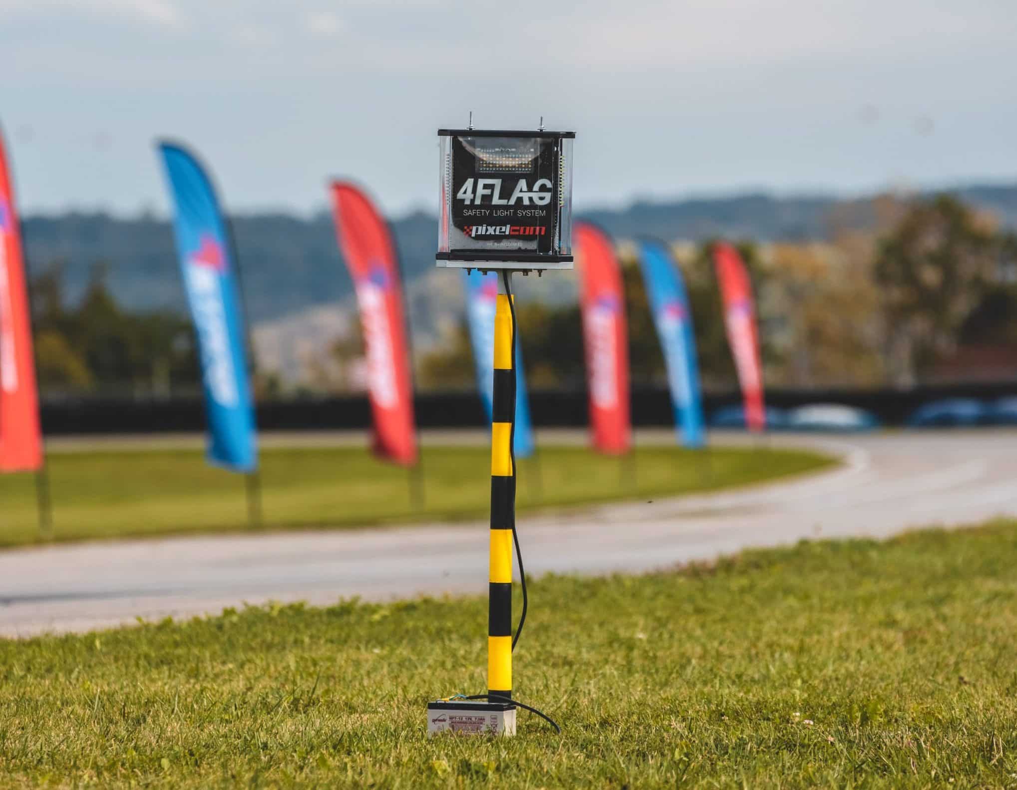 Luces de seguridad en pista