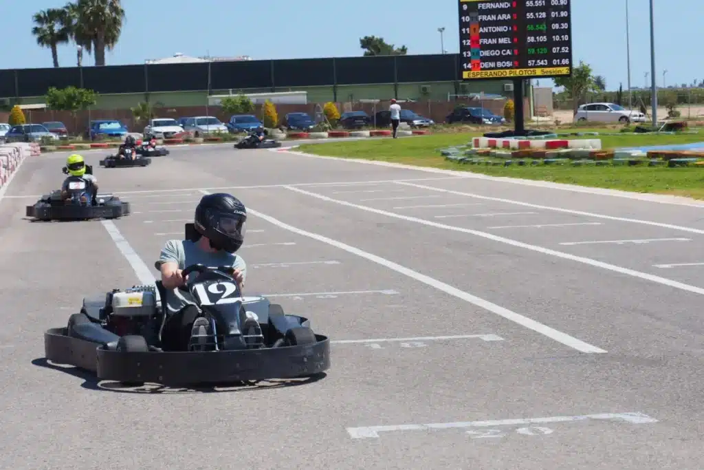 control pilotos karting